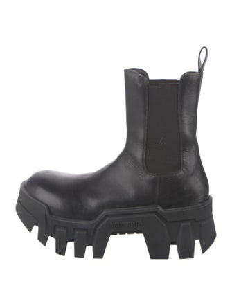 Balenciaga Bulldozer Leather Chelsea Boots