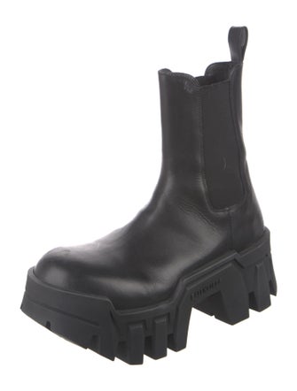 Balenciaga Bulldozer Leather Chelsea Boots