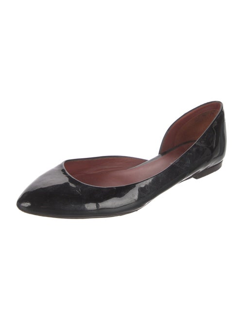 Bottega Veneta Patent Leather D'Orsay Flats