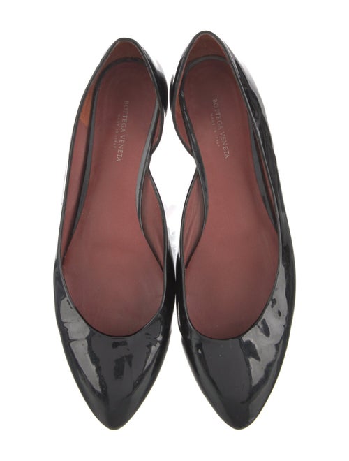 Bottega Veneta Patent Leather D'Orsay Flats