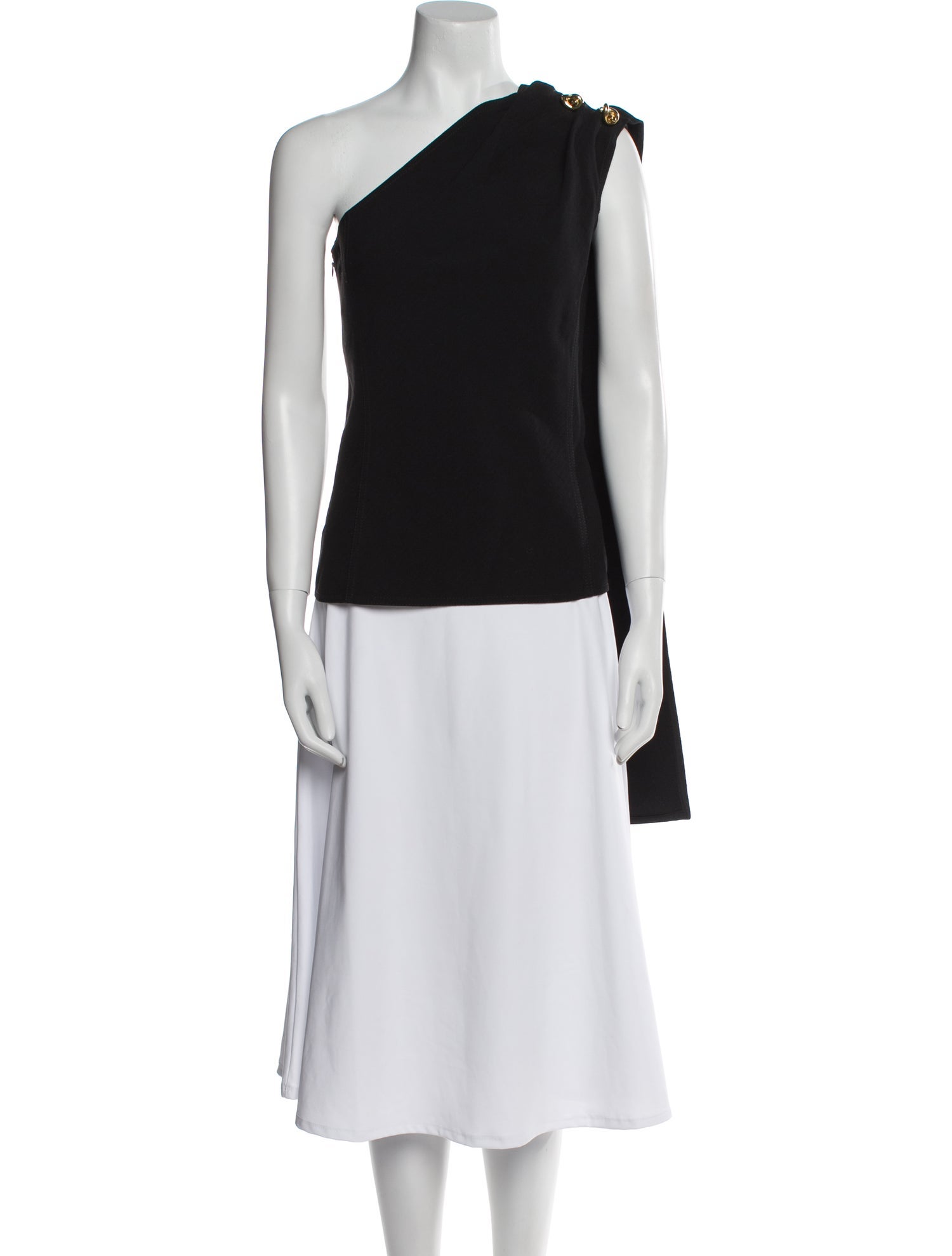 Bottega Veneta One-Shoulder Sleeveless Top