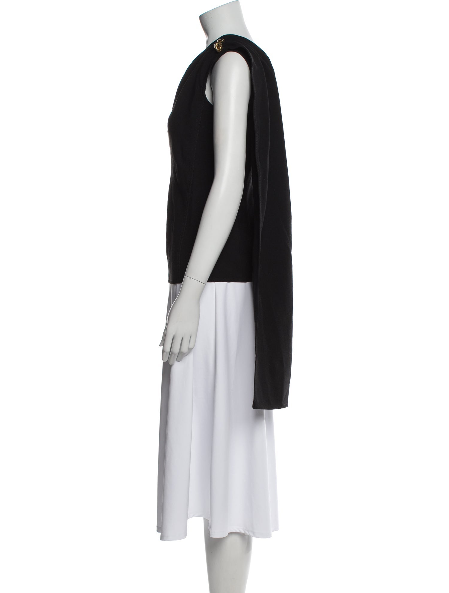 Bottega Veneta One-Shoulder Sleeveless Top