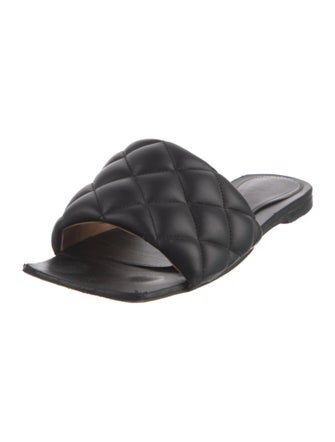 Bottega Veneta Leather Slides