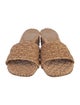 Bottega Veneta Intrecciato Weave Raffia Slides