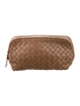 Bottega Veneta Intrecciato Weave Cosmetic Bag