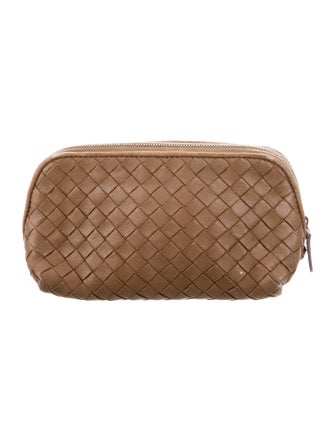Bottega Veneta Intrecciato Weave Cosmetic Bag