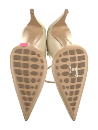 Bottega Veneta Leather Braided Accents Slingback Pumps