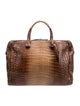 Bottega Veneta Crocodile Briefcase