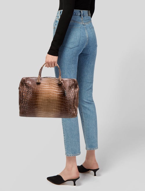 Bottega Veneta Crocodile Briefcase