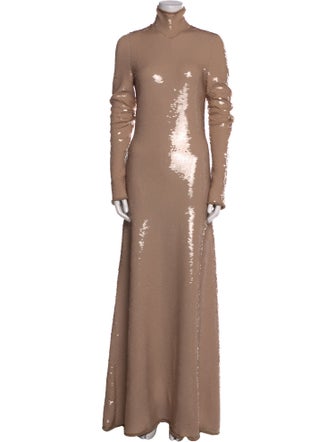 Bottega Veneta Turtleneck Long Dress