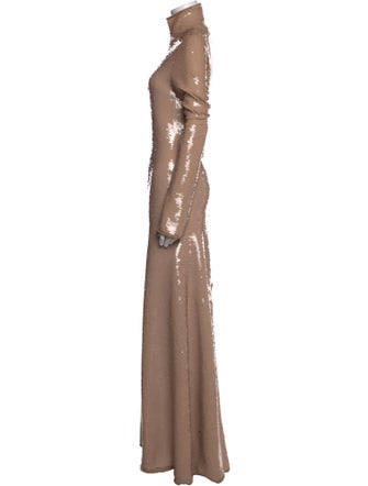 Bottega Veneta Turtleneck Long Dress