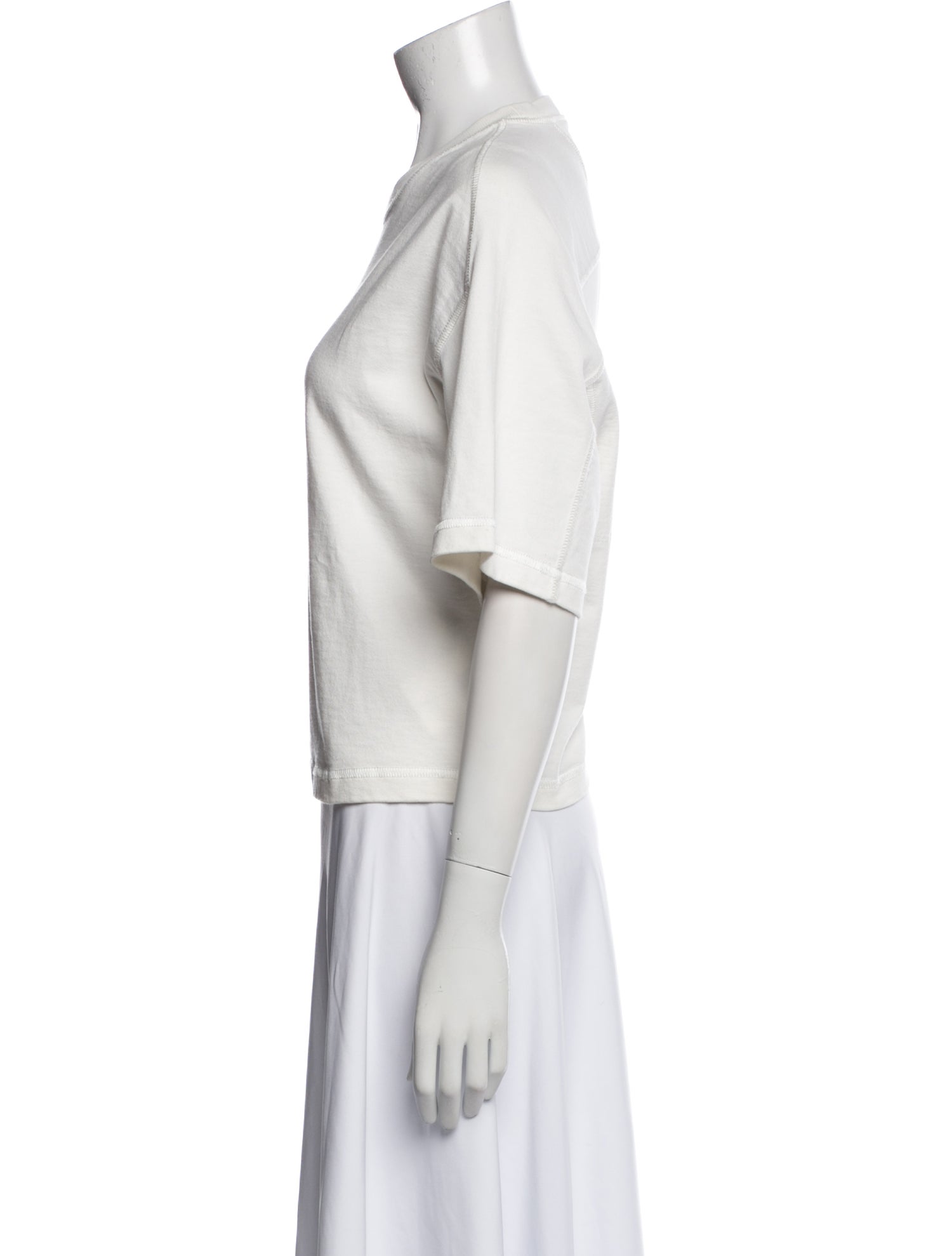 Bottega Veneta Crew Neck Short Sleeve Sweatshirt