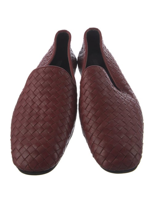 Bottega Veneta Intrecciato Weave Leather Loafers