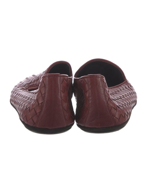 Bottega Veneta Intrecciato Weave Leather Loafers