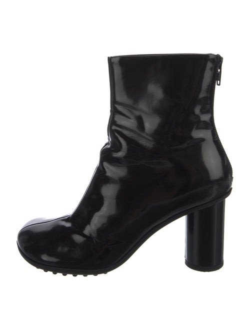 Bottega Veneta Patent Leather Combat Boots