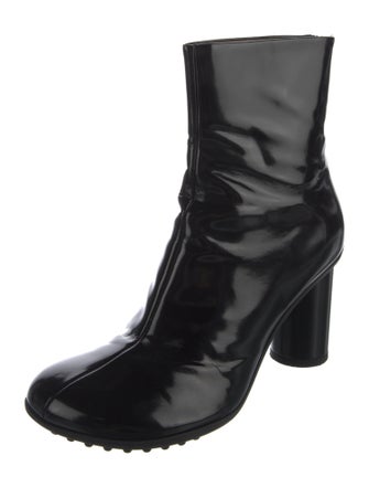 Bottega Veneta Patent Leather Combat Boots