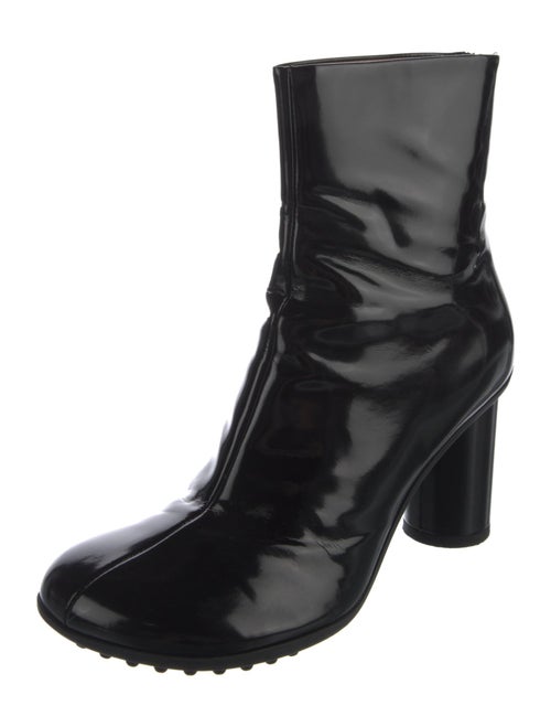 Bottega Veneta Patent Leather Combat Boots