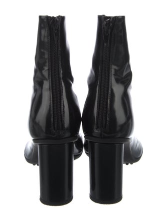 Bottega Veneta Patent Leather Combat Boots