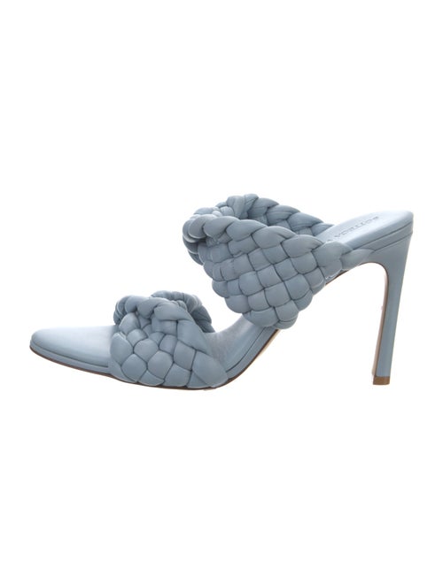 Bottega Veneta Intrecciato Weave Leather Mules