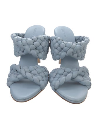 Bottega Veneta Intrecciato Weave Leather Mules