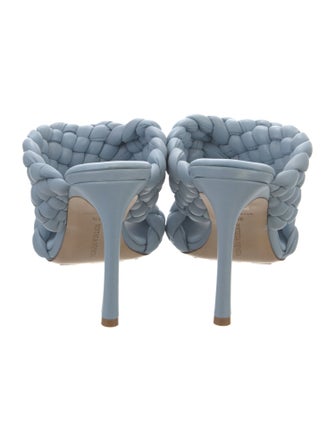 Bottega Veneta Intrecciato Weave Leather Mules