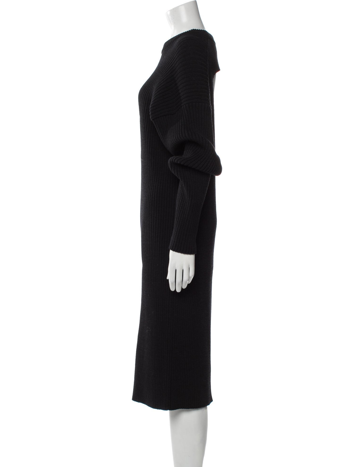 Bottega Veneta Wool Midi Length Dress