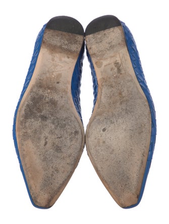 Bottega Veneta Intrecciato Weave Leather Flats