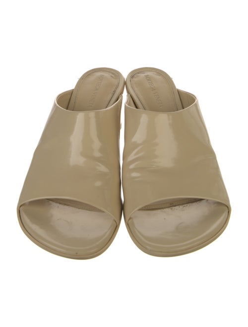 Bottega Veneta Patent Leather Slides