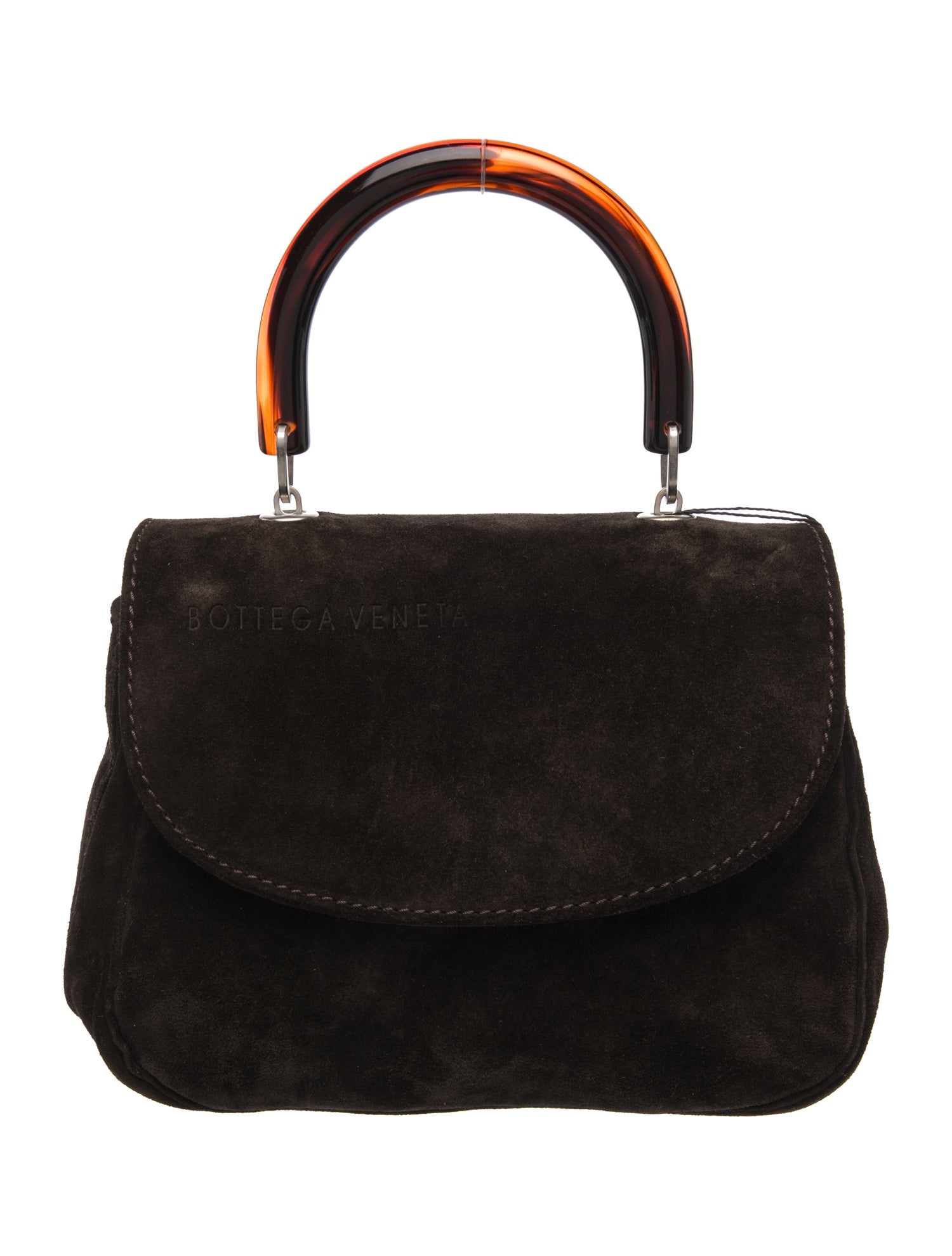 Bottega Veneta Suede Top Handle Bag Vintage