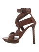 Bottega Veneta Intrecciato Weave Leather Sandals