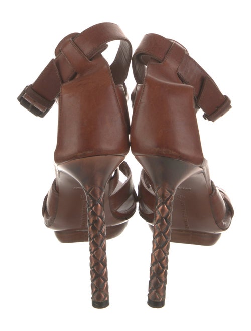 Bottega Veneta Intrecciato Weave Leather Sandals