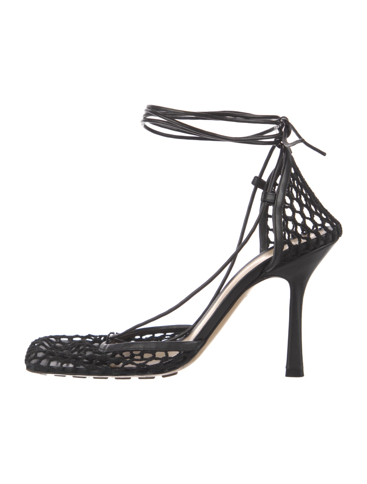 Bottega Veneta Leather Leather Trim Embellishment Sandals