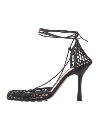 Bottega Veneta Leather Leather Trim Embellishment Sandals