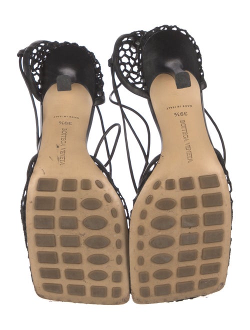 Bottega Veneta Leather Leather Trim Embellishment Sandals