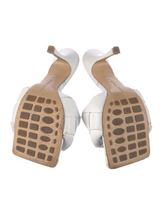 Bottega Veneta Intrecciato Weave Leather Slides
