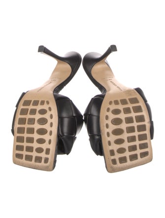 Bottega Veneta Intrecciato Weave Leather Slides