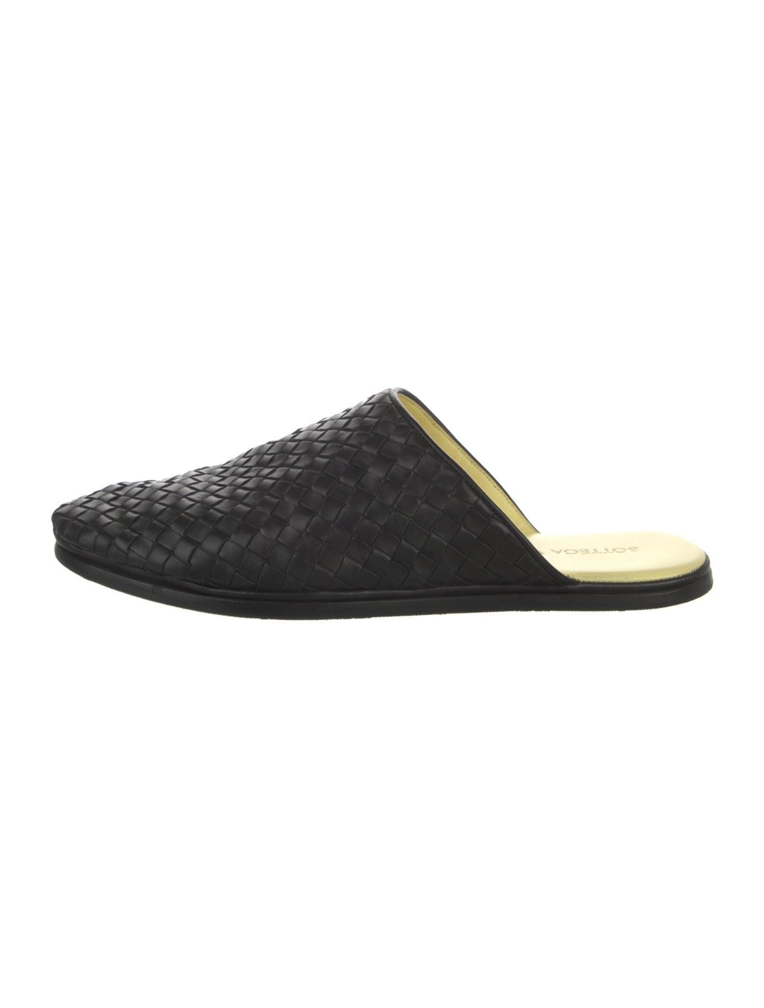 Bottega Veneta Intrecciato Weave Leather Slippers