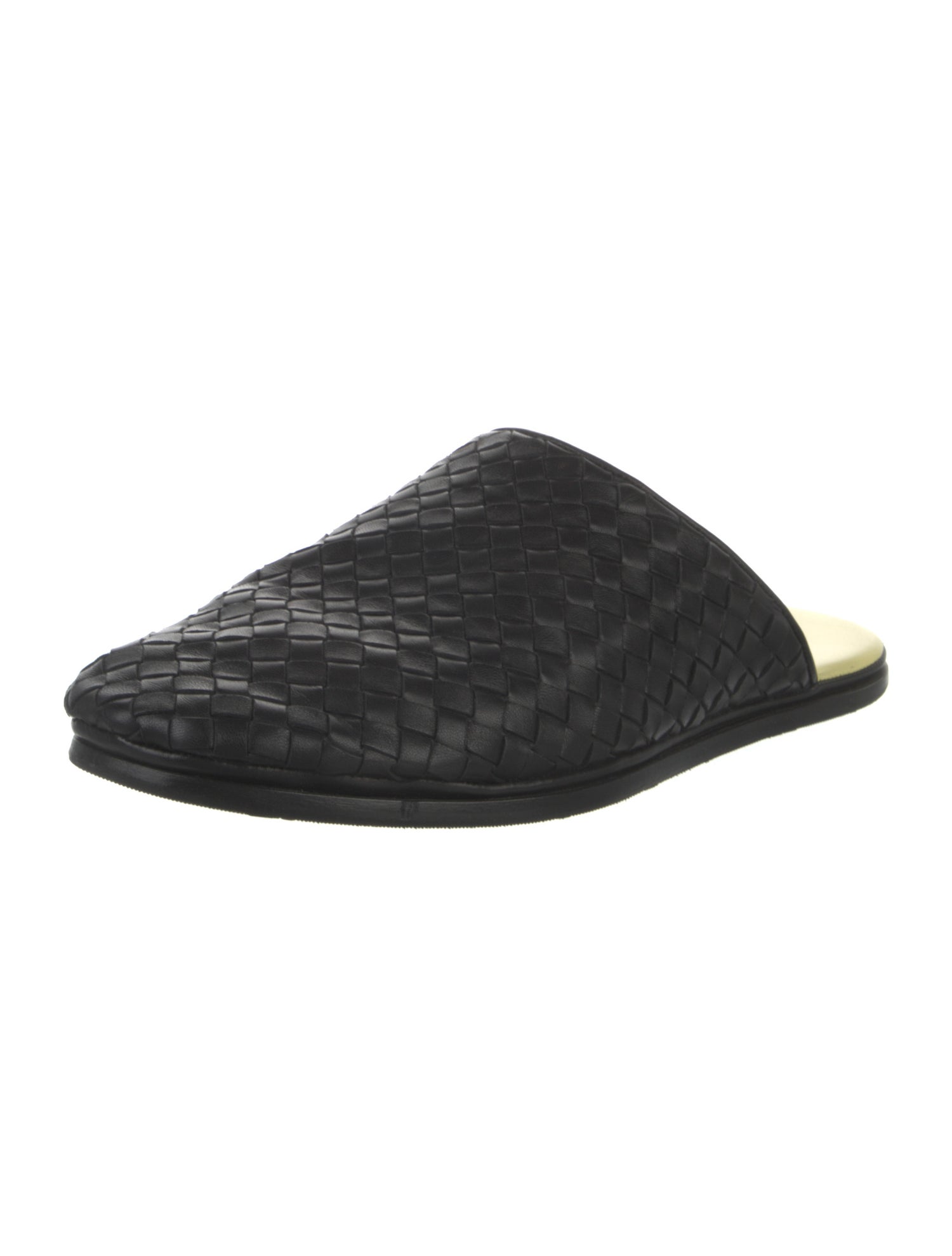 Bottega Veneta Intrecciato Weave Leather Slippers