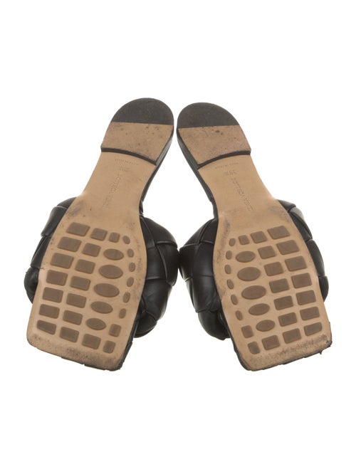 Bottega Veneta Intrecciato Weave Leather Slides