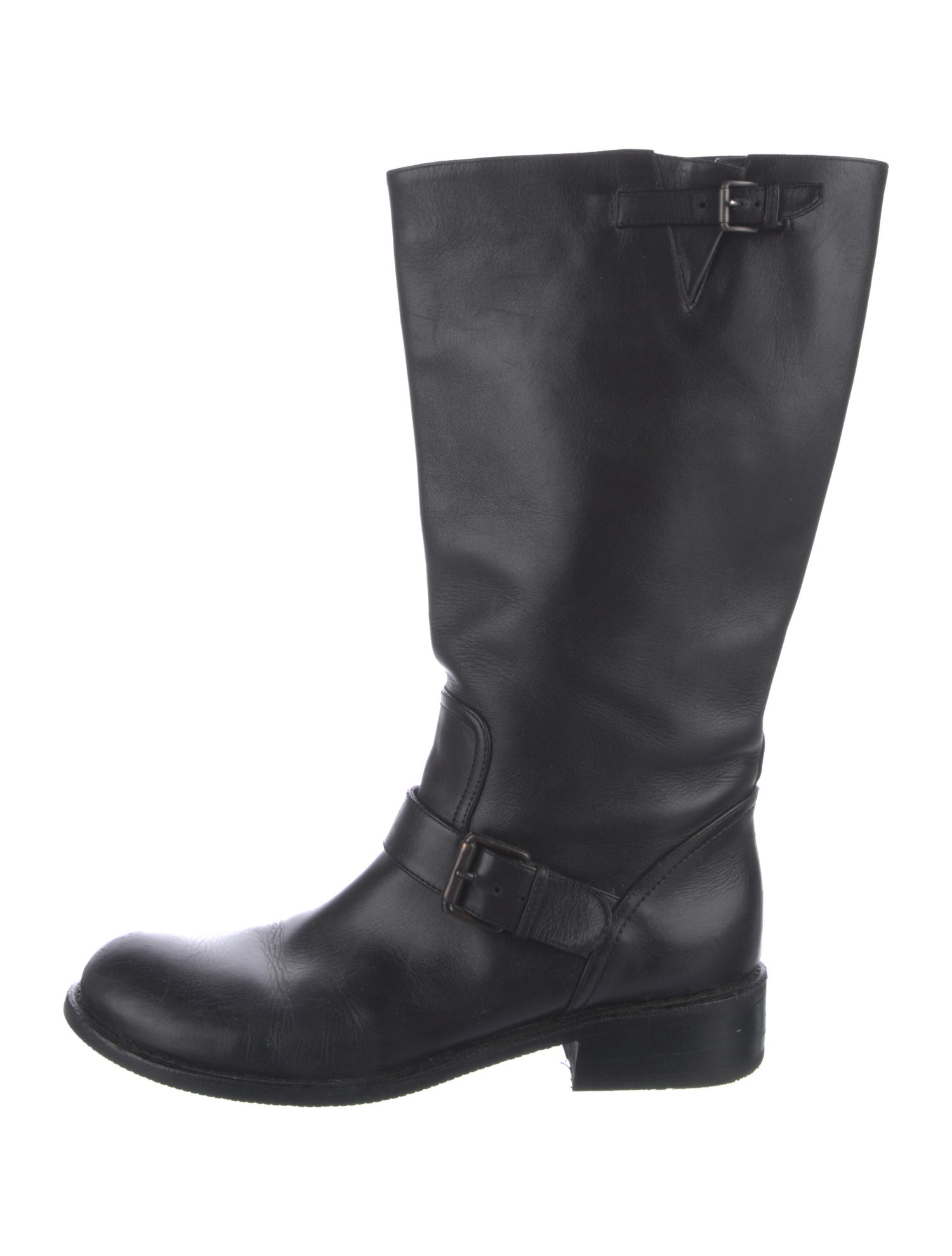 Bottega Veneta Leather Moto Boots