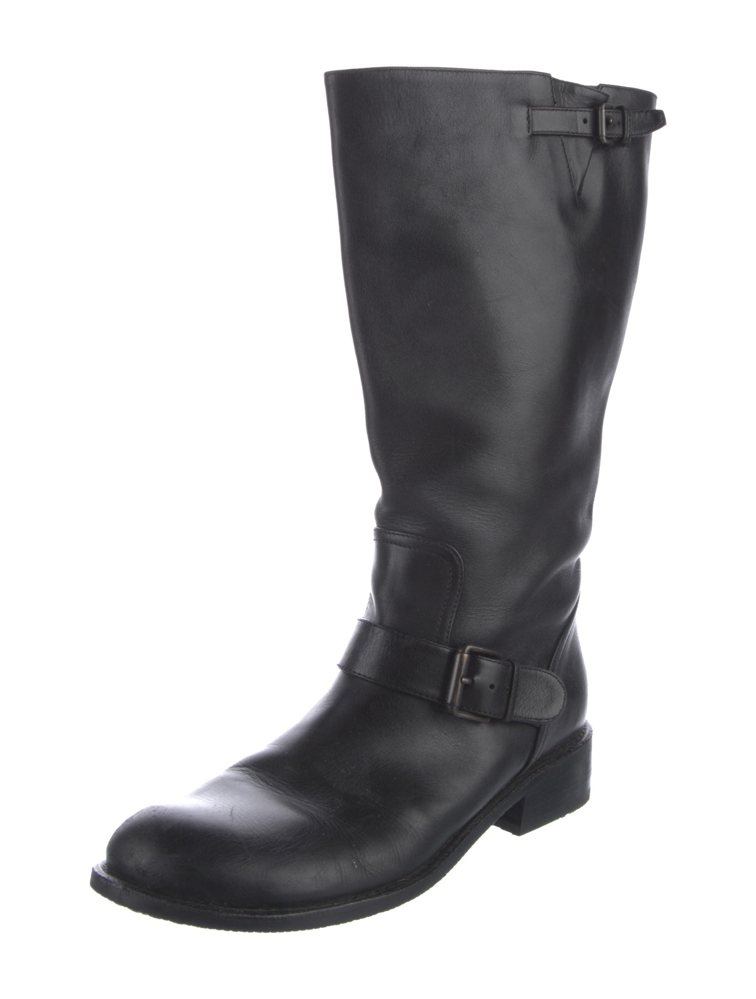 Bottega Veneta Leather Moto Boots