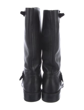 Bottega Veneta Leather Moto Boots