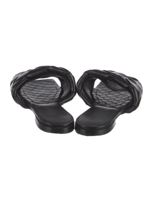 Bottega Veneta Intrecciato Weave Leather Slides