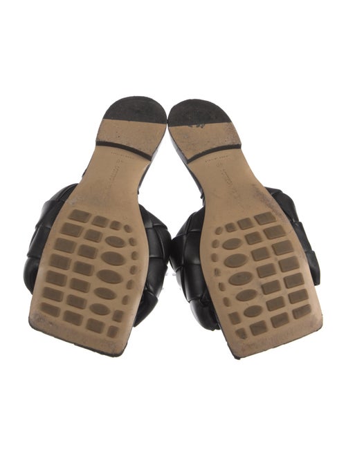 Bottega Veneta Intrecciato Weave Leather Slides