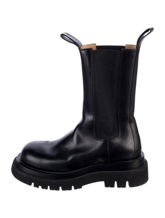 Bottega Veneta Leather Combat Boots