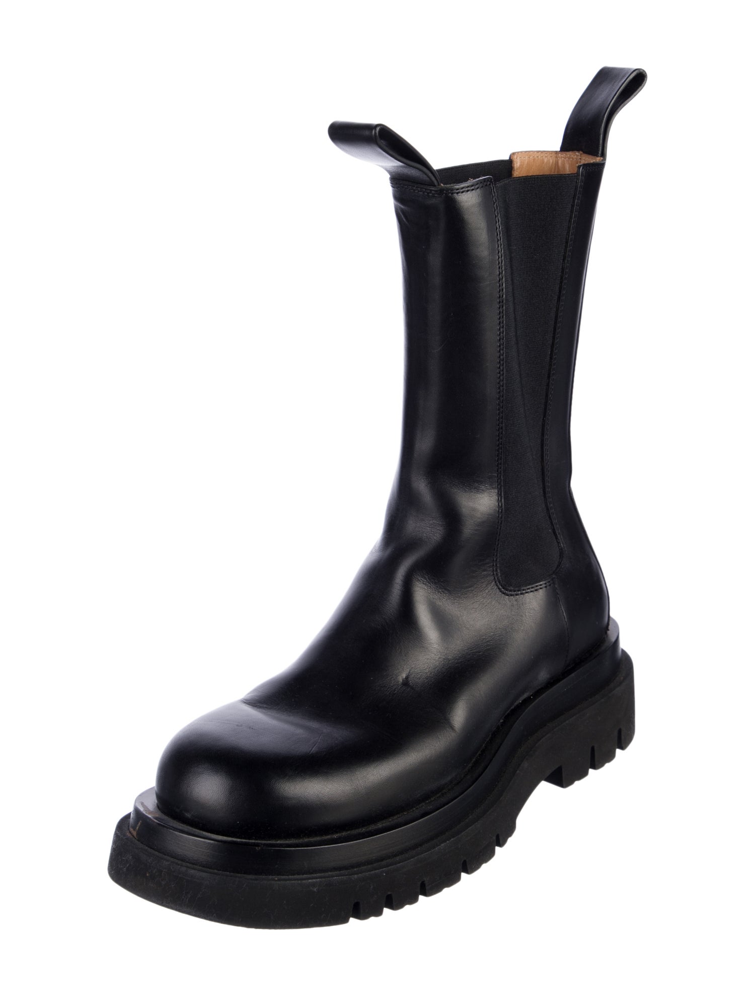 Bottega Veneta Leather Combat Boots