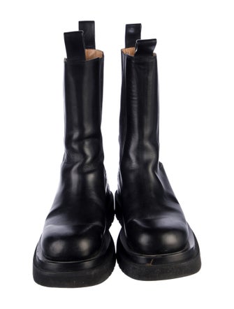 Bottega Veneta Leather Combat Boots