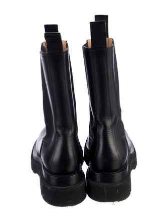 Bottega Veneta Leather Combat Boots