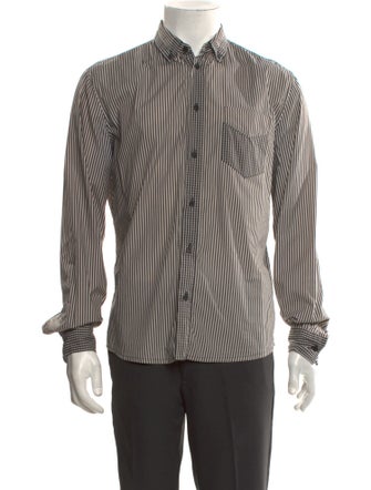 Bottega Veneta Signature Logo Striped Shirt
