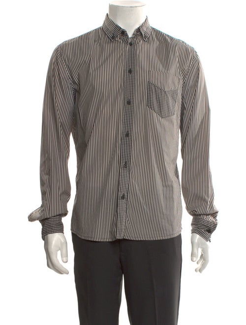 Bottega Veneta Signature Logo Striped Shirt